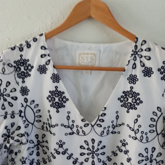 SAIL TO SABLE Cotton Eyelit Dress | 6 - Picture 3 of 8